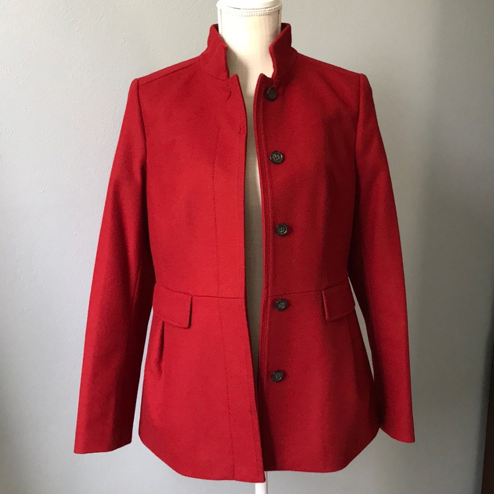 Banana Republic Red Wool Jacket